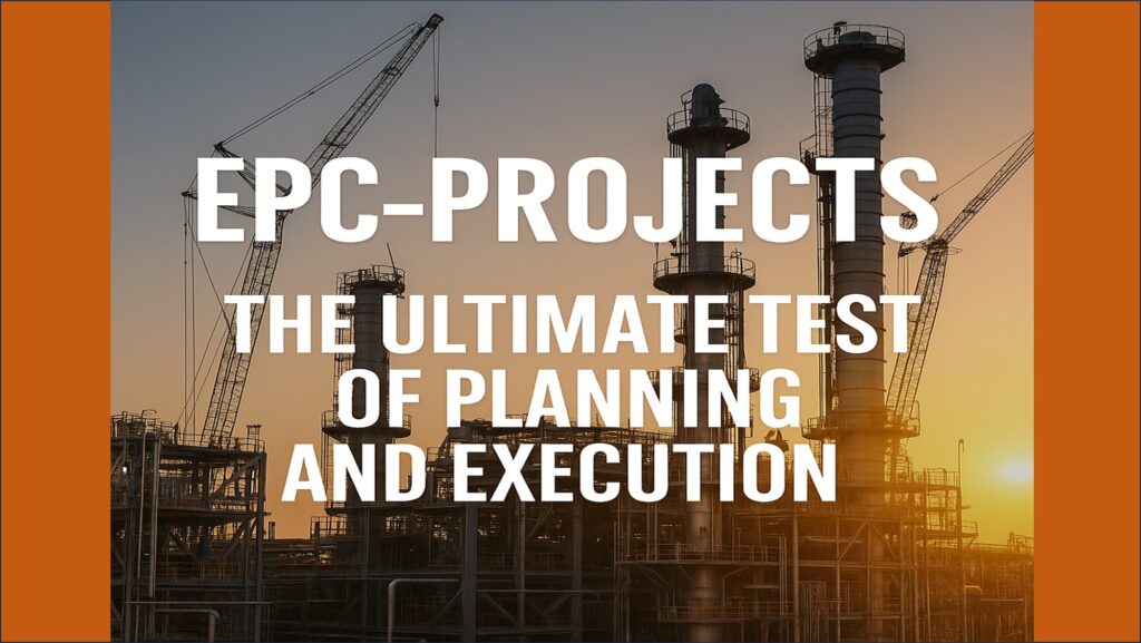 EPC-Projects. The Ultimate Test of Planing and Execution